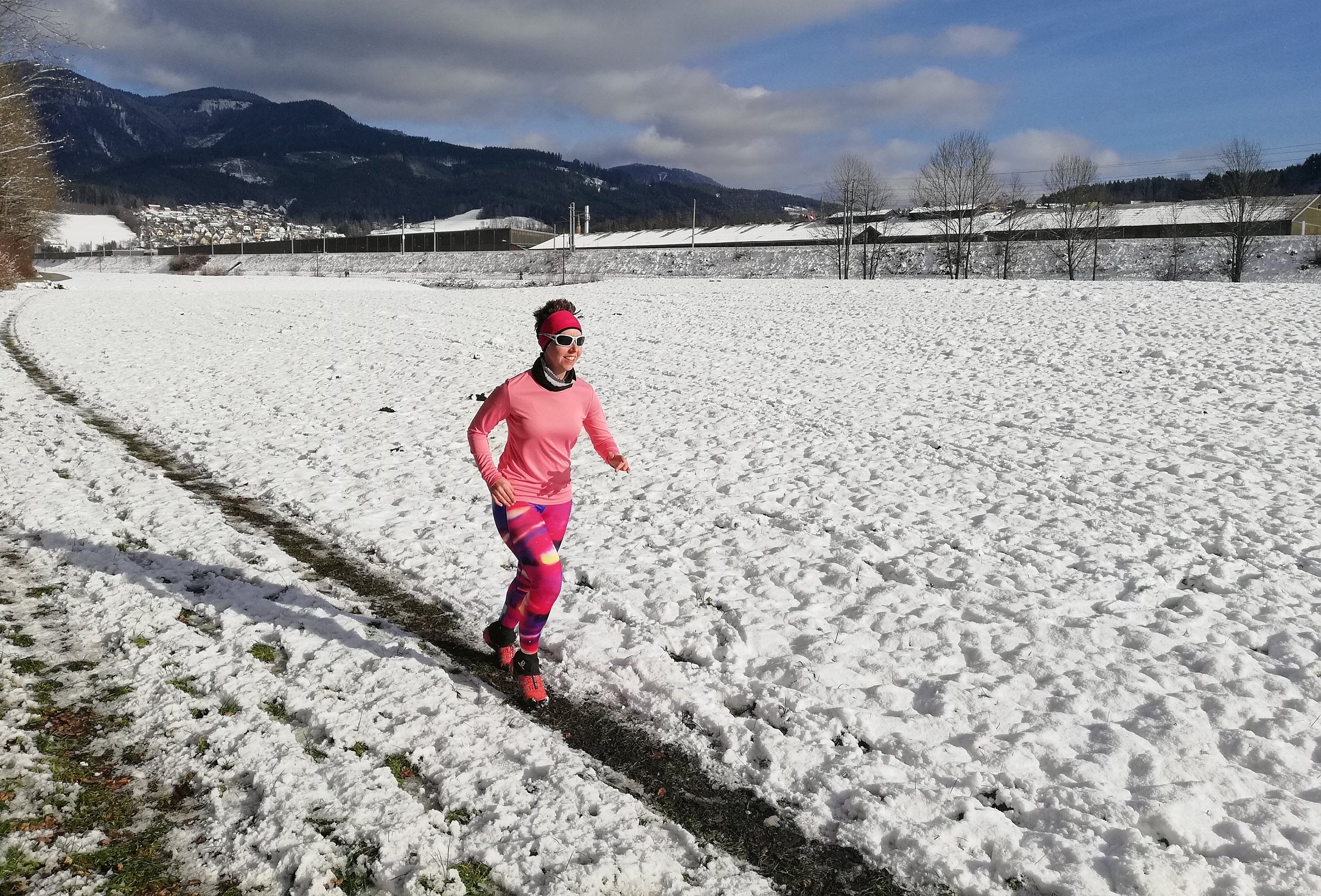 laufen und joggen im winter